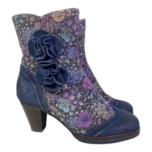 L'Artiste Spring Step Simonetta Suede Boot Women size 38 US 7.5-8